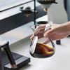 600ml Hand-brewed Glass Coffee Pot Ice Coffee Carafe Sharing Pot Coffee Maker Barista Tools