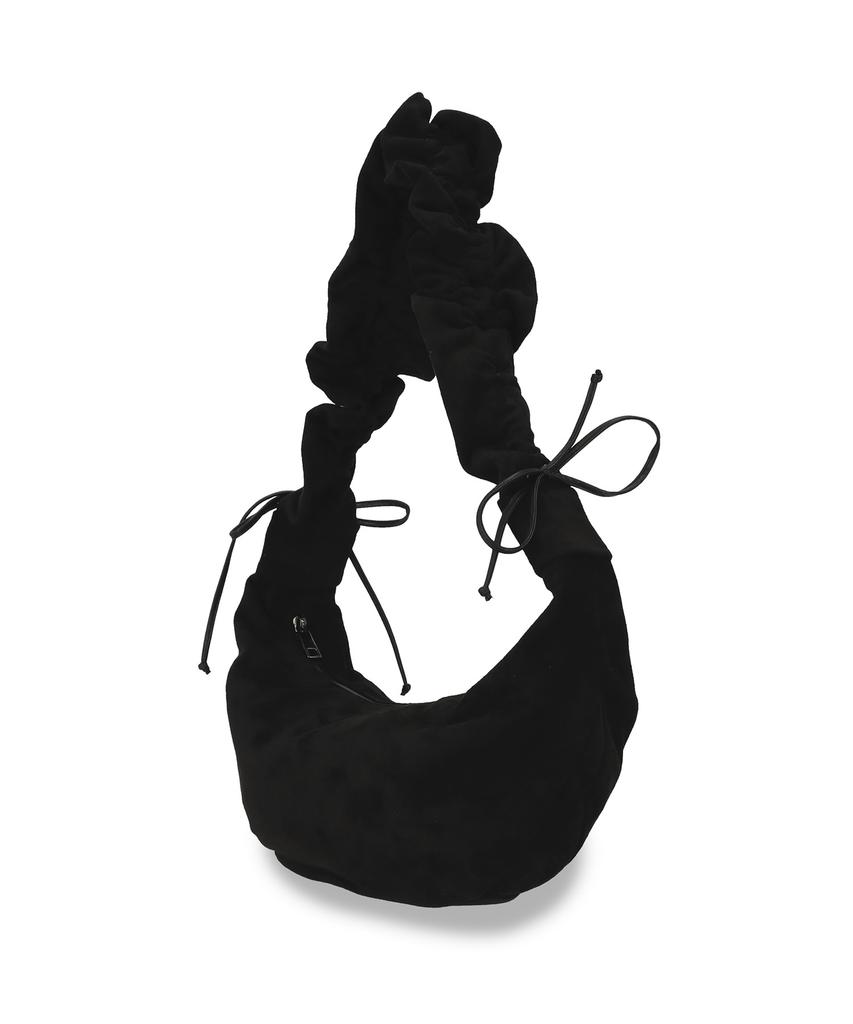 Limelike Suede Pring Bag Black