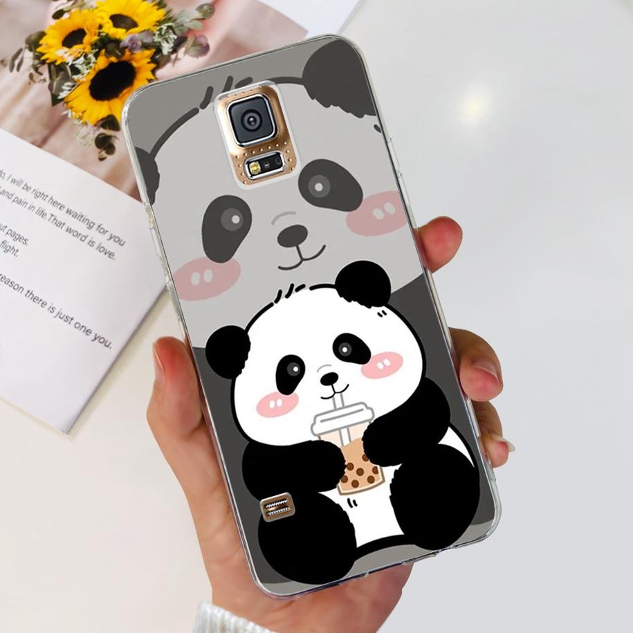 For Samsung Galaxy S5 Case G900F G900I i9600 S 5 Back Cover Cool Painted Soft Silicone Clear Phone Case For Samsung S5 Neo Coque