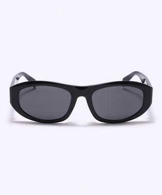 Alloaiweeo [Frame Black] Fbs1607 0909G Acetate Volume Sunglasses