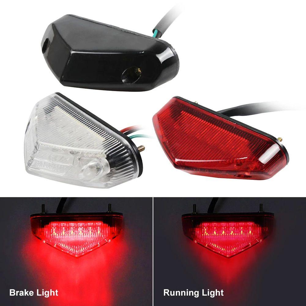 New Lighting 12V DC Rear Brake Lights LED Brake Stop Motorcycle Tail Light Signal Indicators