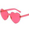 One Piece Love Heart Sunglasses Women Brand Designer Fashion Cute Sexy Retro Cheap Sun Glasses Red Female Sweet Eyewear Uv400
