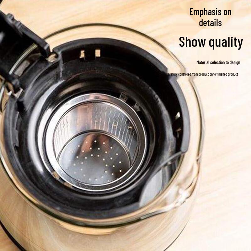 Heat-Resistant Large Glass Teapot & 4-Cup Set