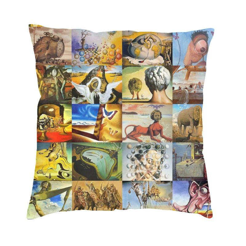 Posiadanie Pamięci Poszewka na Poduszkę 45x45cm Obraz Salvadora Dalego Sztuka Aksamit Urocze Poszewki na Poduszki na Sofę Wystrój Domu