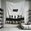 Linkin Park Wall Tapestry Aesthetic Wall Hanging Printed Fabric Blanket Decorative Tapestries for Bedroom Living Room Home Decor