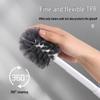 Wall-Mounted Toilet Brush Set: Punch-Free Household Bathroom Cleaner