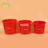 ZhongSui Red Multi-Purpose Plastic Bucket