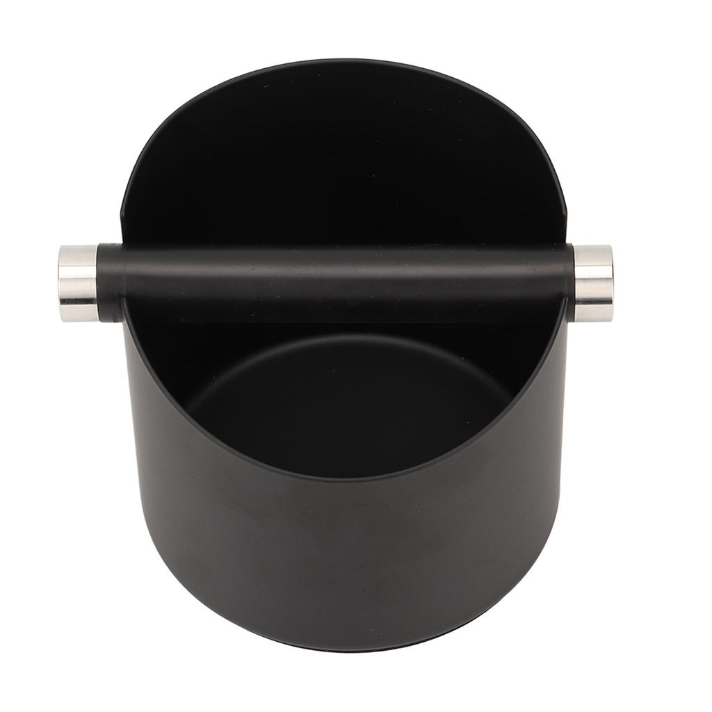 Pojemnik na fusy ze stali nierdzewnej z drążkiem do strącania fusów dla kawiarni Zachodnich