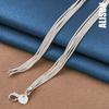 925 Sterling Silver Five Snake Chain Starfish Necklace Fashionable Wedding Jewelry