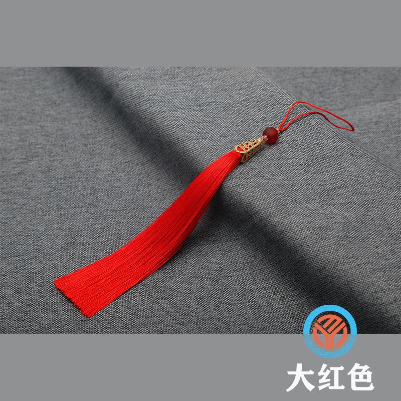 

3pcs/lot 16cm Enamel Tassel Polyester Wire Chinese Wind Curtain Accessories Car Decoration DIY Jewelry Making Accessories Ear length 16cm