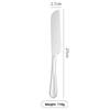 Stainless steel cake spatula set, pizza spatula, dessert knife two-piece set, baking tools, gold-plated