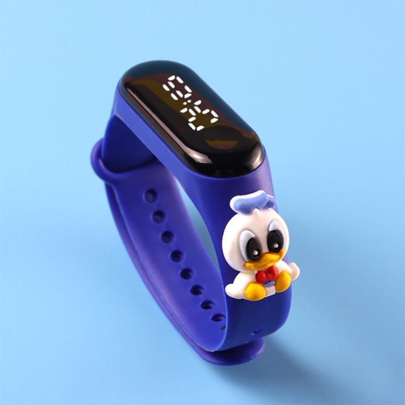 Cartoon  Electronic  Watch Life Waterproof Student Touch Screen Digital Led Watch (mi 3 Movement)