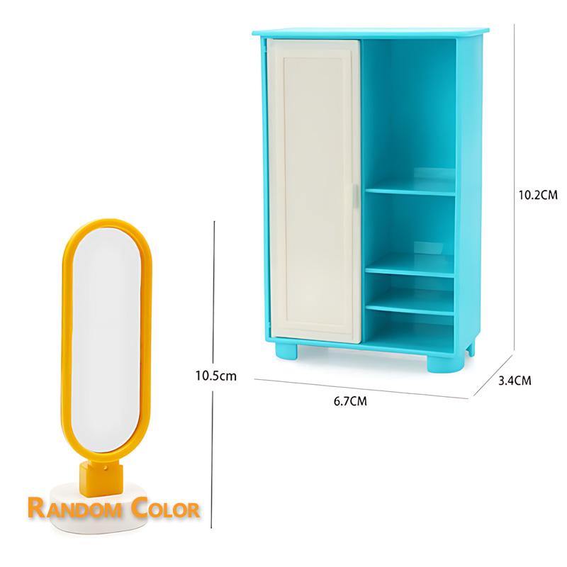 Duży Klockowy Mini Mebelki Domek do Zabawy Kompatybilne Akcesoria Duploed Części do Montażu Zabawki Dla Dzieci