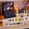Creepy Countdown to Halloween Advent Calendar with 24 Horror Figures Mini Cute Ghost Day Toy Set Decorations Spooky Gift Box for Kids And Collectors