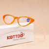 Neue Modische Lesebrille Damen Trendige Cat-Eye-Brille mit Sehstärke Fertigprodukt Fertigbrille Refraktionskraft Brillen