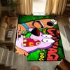 Tappeto Piccolo Cartoon C-CORAGGIO Il Cane Codardo Comodino Cucina Bagno Soggiorno Casa Camera da Letto Tappetino Pavimento Zerbino Tappeto Decorazione