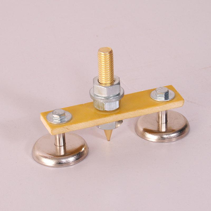 1 Set Metal Double Head Style Metalworking Magnet Head Magnetic Ground Clamp Metal Plate Welding Support Tool Accessories