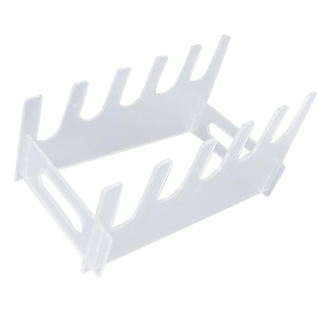 Suport Acrilic pentru Afișare Veselă Farfurii Multiple Raft de Afișare Economizor de Spațiu Organizator de Bucătărie