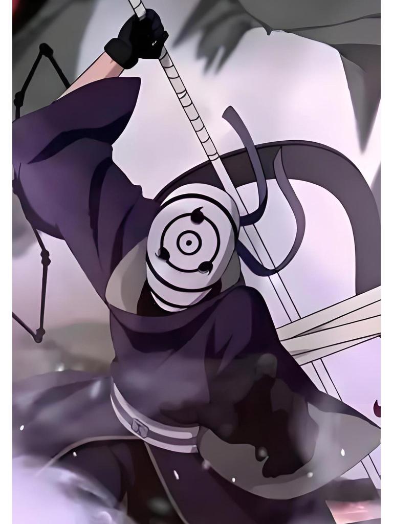 Anime Naruto Tobi Pryskyřičná Maska pro Halloweenskou Párty - Kostým na Celý Obličej pro Dospělé a Děti