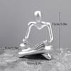 Creative Abstract Thinker Statue Figurine Sculpture Ornament for Entrance Bedroom Living Room