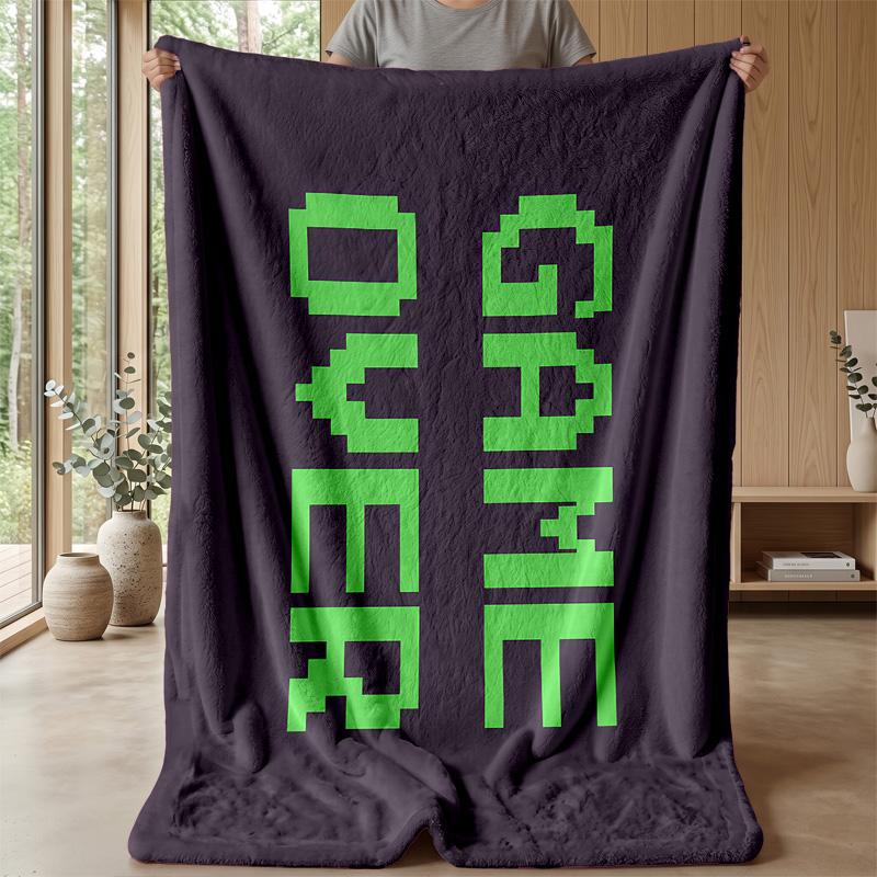 Game Theme blanket Soft Flannel Blanket Plush Throw Blanket Cozy Sofa Bed Blanket for Home Decor