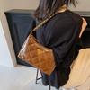 Rhombus Chain Armpit Bag 2025 Winter New Casual Shoulder Bag High-end Versatile Women's Bag