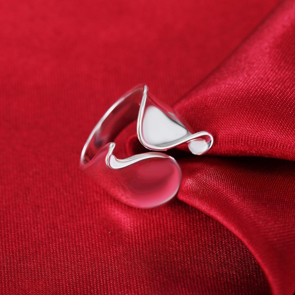 925 Sterling Silver Wedding Jewelry Open Fashion Ring