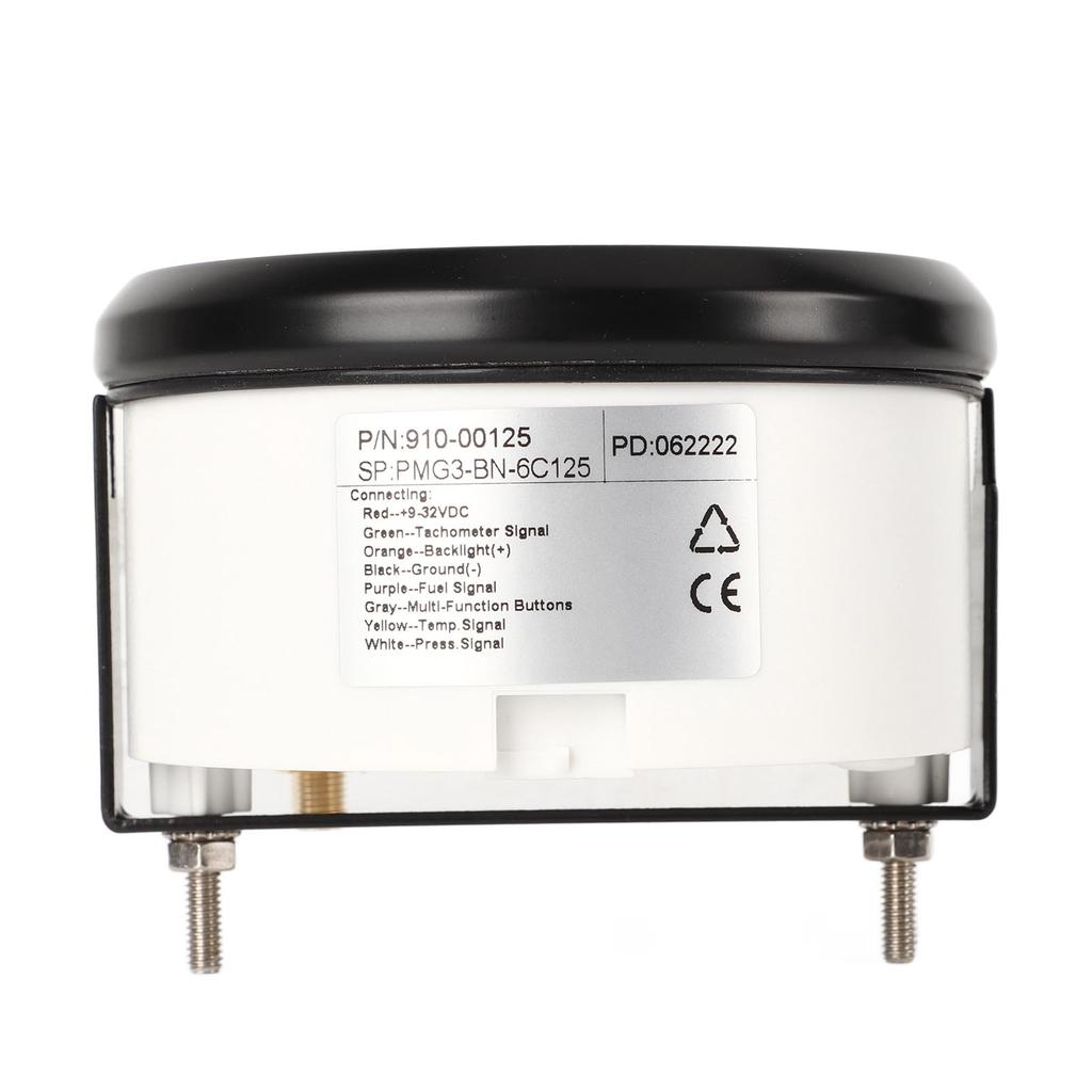 6 in 1 Digital Multifunction Gauge Speedometer Tachometer Water Temp Oil Pressure Total Mileage Voltage Indicator