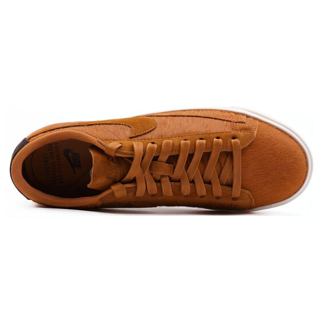 Nike Blazer Non-Slip Low-Top Skate Shoes Women Sneakers Orange AA2017-200