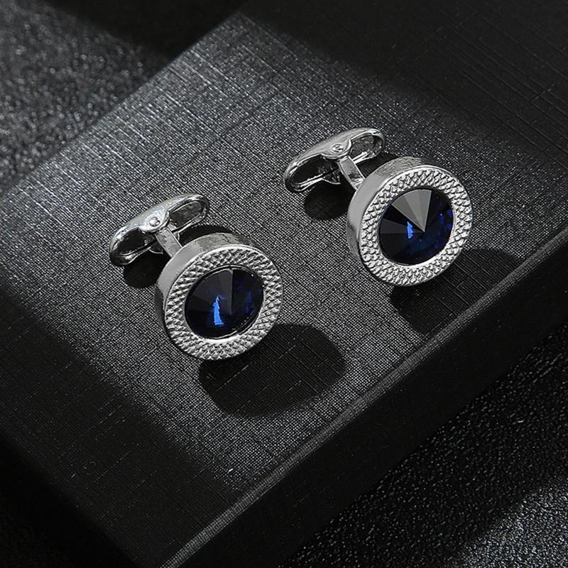 Alloy Cufflinks Classic Tuxedo Shirt Cufflinks and Shirt Accessories Unique Business Groom Wedding Jewelry Men Gifts