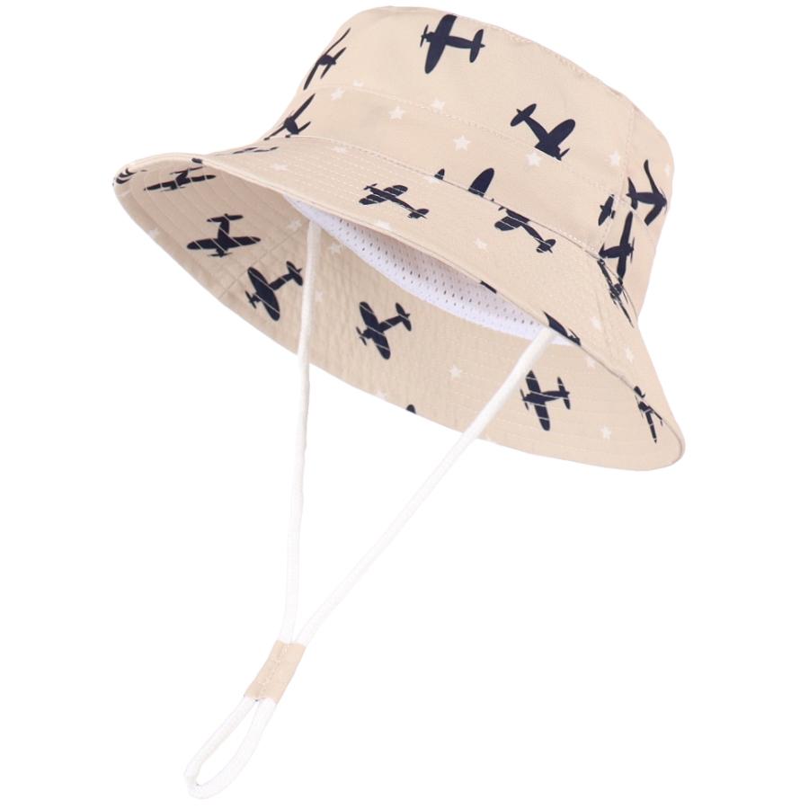 Baby Sun Hat Baby Bucket Hat with Strings Summer Sun Protection Infant Sun Hat for Kids