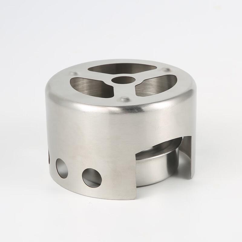 Portable Stainless Steel Alcohol Hot Pot Stove Kit with Wind Deflector