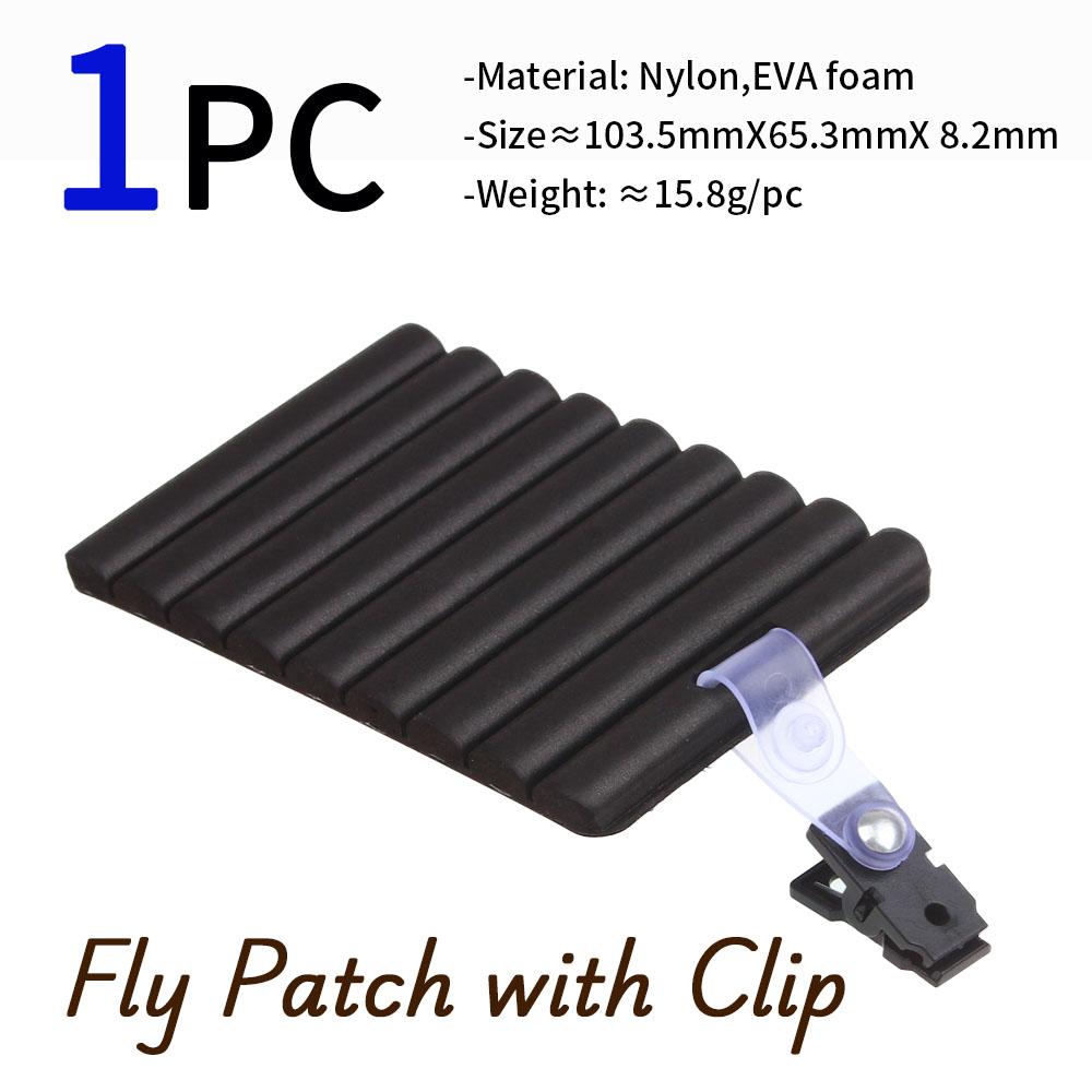 

Патч для нахлыстовой рыбалки с клипсой, Рифленый сушащий EVA-пенопласт, Держатель для крючков для жилета, коробки для снастей, рюкзака - Надежное хранение мушек, оснасток, приманок