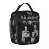Munsters Family Portrait Insulated Lunch Bag Cooler Lunch Container Large Tote Lunch Box Men Women College Travel
