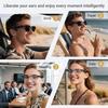 Smart Bluetooth Glasses with AI Translation: Supports 100+ Languages, Music Streaming, and Hands-Free Calls