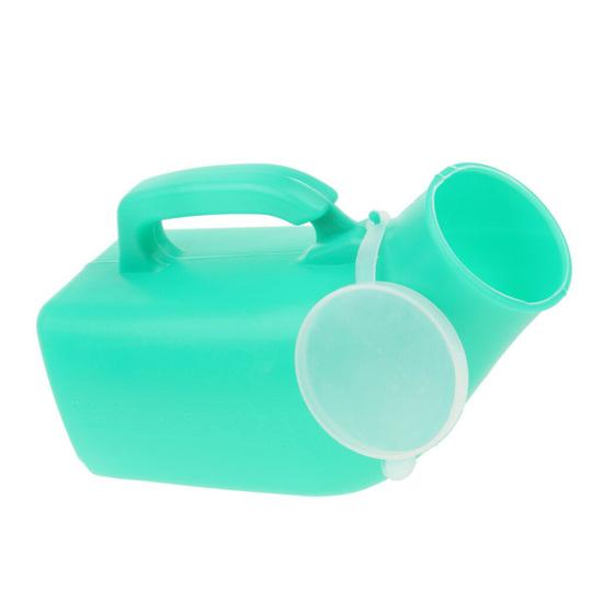 1200 ML Male Urinal with Cap Reusable Plastic Urinal Pot Men Urinal Accessories