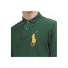 Polo Ralph Lauren Solid Color Embroidered Logo Long Sleeve Polo Shirt Men Tops Green MNPOKNI16810751-D08