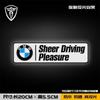 For BMW M M3 M5 M6 E36 E46 E91 F48 F25 Logo Car Sticker M Motorcycle Sticker Decorative Sticker Body Sticker Reflective Sticker TS2