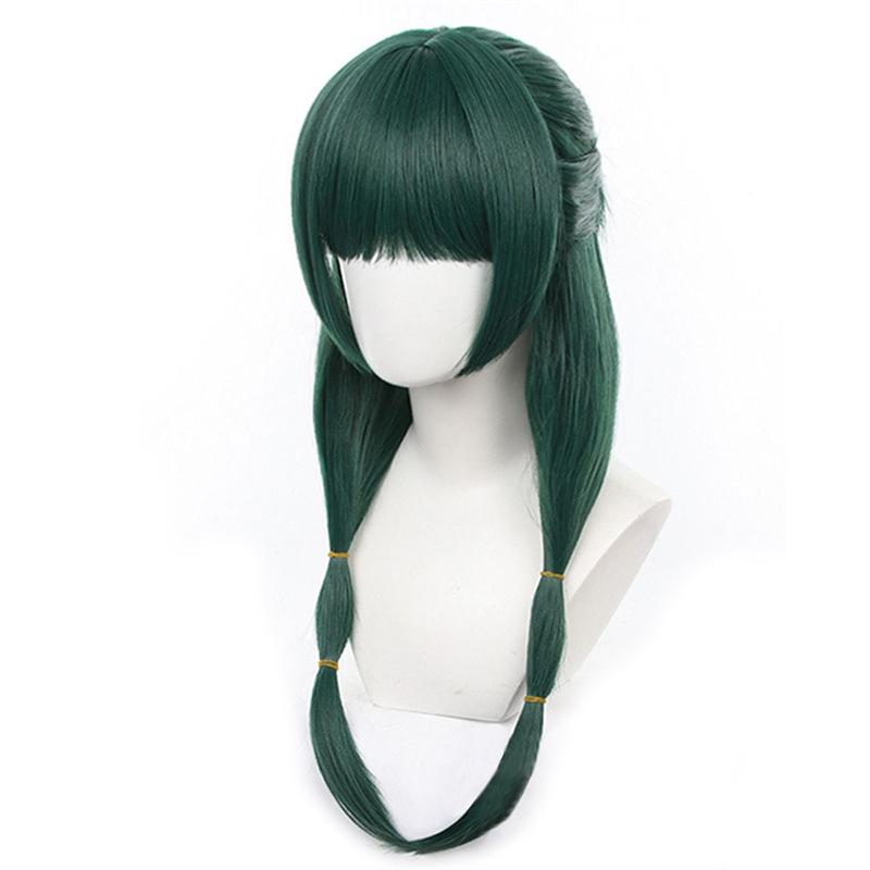 Maomao Cosplay Wig The Apothecary Diaries Cosplay Wig Dark Green Hair Holloween Party Heat Resistant Synthetic Wigs Cos Accessor