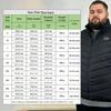Unisex Plus Size Cotton Heated Vest with Rechargeable Smart Temperature Control