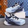 Students, boys and girls sports shoes, rotating buckle, no lace-up, lightweight and breathable boys' running shoes, middle-aged children and primary