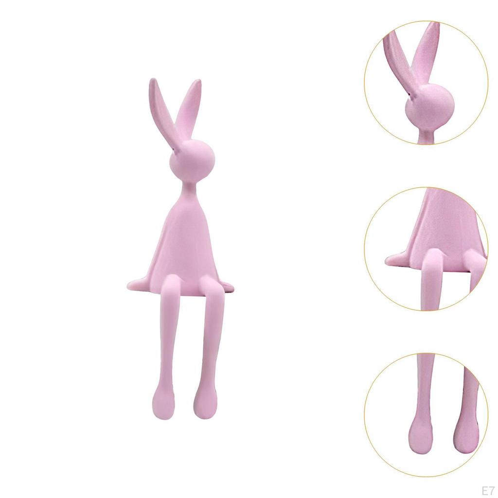 Figurine Iepuraș pentru Expunere Sculptură Animal Raft Birou