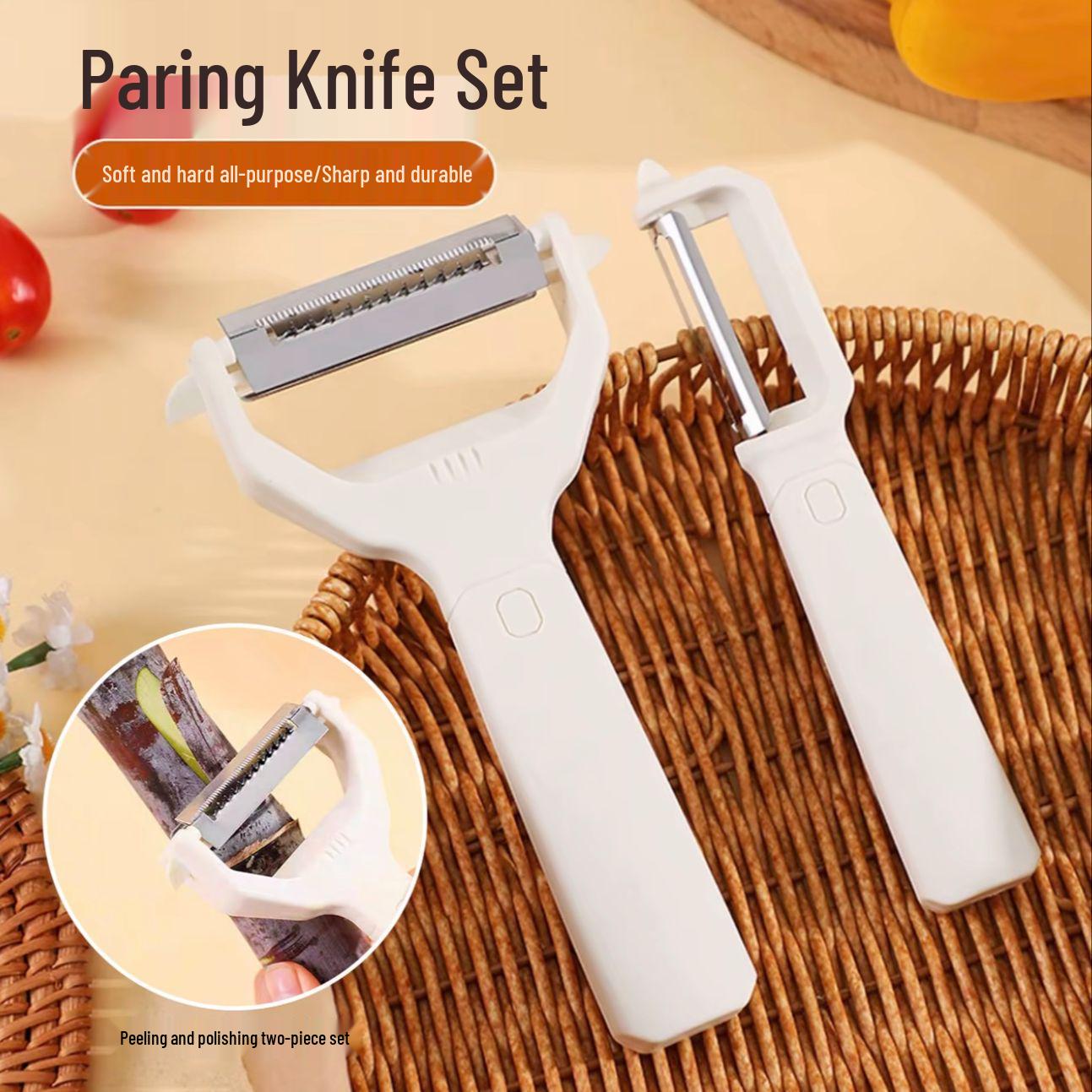2-in-1 Multi-Purpose Peeler & Grater: Versatile Fruit & Vegetable Scraper for Your Kitchen