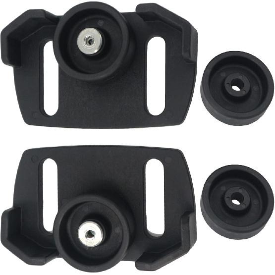 Rolling Skid Shoes 490-241-0038 Fits Most 2 and 3 Stage Snow Throwers with Plastic Wheels Hardware Kit