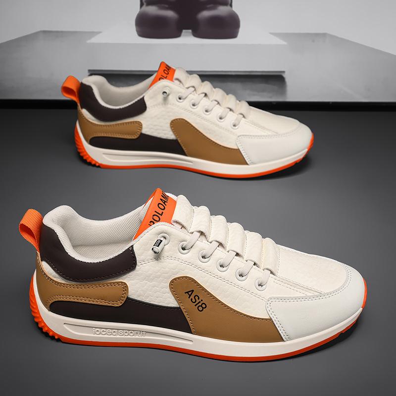 Men’s Sports Shoes Casual Street Style Jogging Sneakers Students Skateboard Shoes Plus Size Height Increase