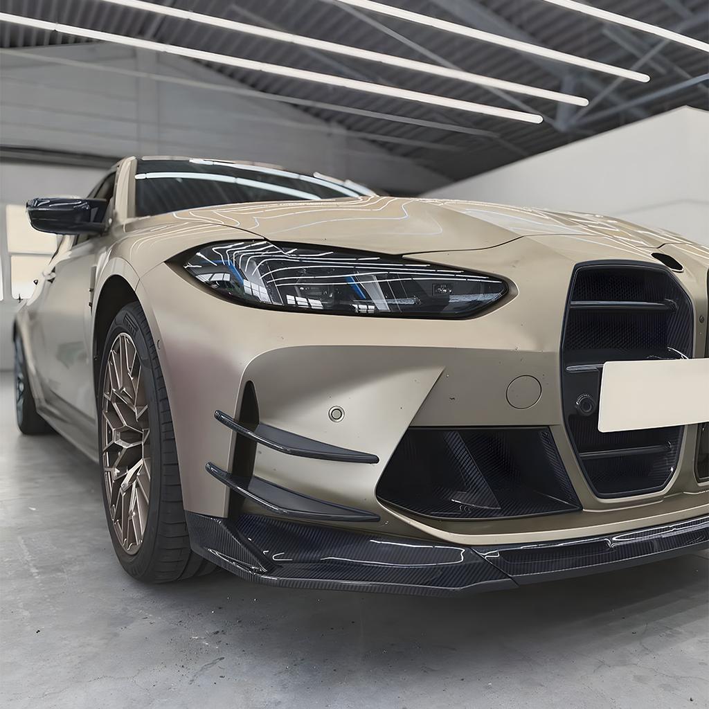 Boční mřížka ventilace nárazníku, kryt mlhového světla pro BMW M3 M4 G80 G82 G83 2020-2025 Rám sání, kryt, mřížka, bodykit