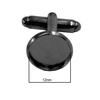 10pcs Cufflinks Blanks Settings Fits (1/2") 12mm Cabochons Cuff Links Bezel