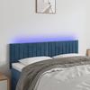 VidaXL LED Headboard Bedroom Furniture Double Bed Accessory Head of Bed Frame Interior Dark Blue 3121902