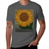 Lovely Sunflower Tshirt Basic Solid Tee For Daily Use
