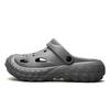 Hole shoes men's summer wear deodorant and non-slip bag head dual-purpose slippers soft-soled beach large-size slippers